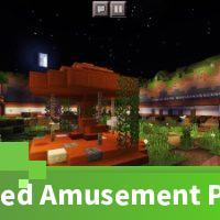 Minecraft PE Abandoned Amusement Park Map