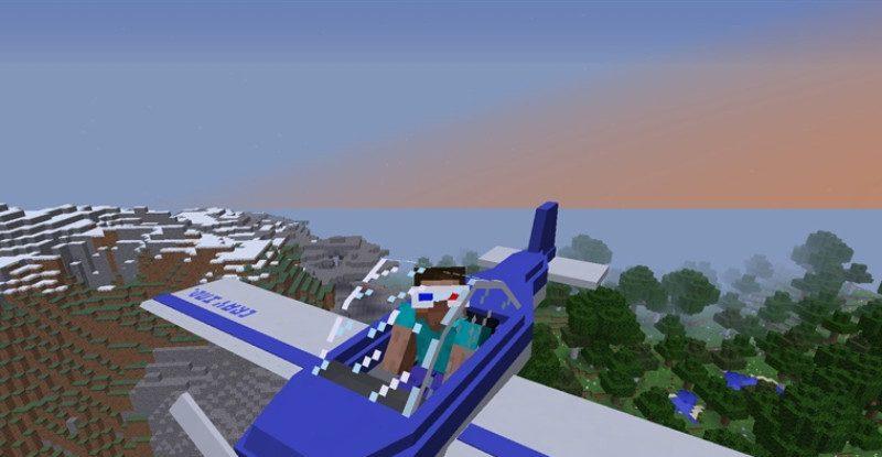 Airplane Mod for Minecraft PE