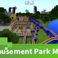 Minecraft PE Amusement Park Map