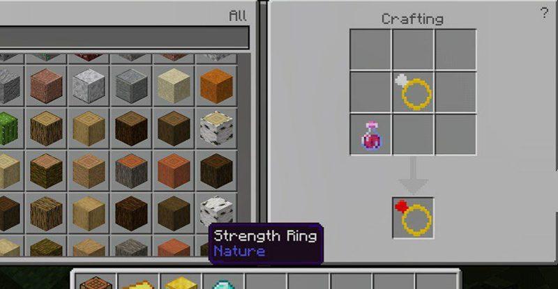 Baubles Mod for Minecraft PE