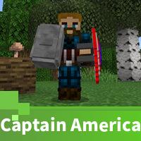 Captain America Mod for Minecraft PE