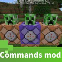Minecraft PE Commands mod