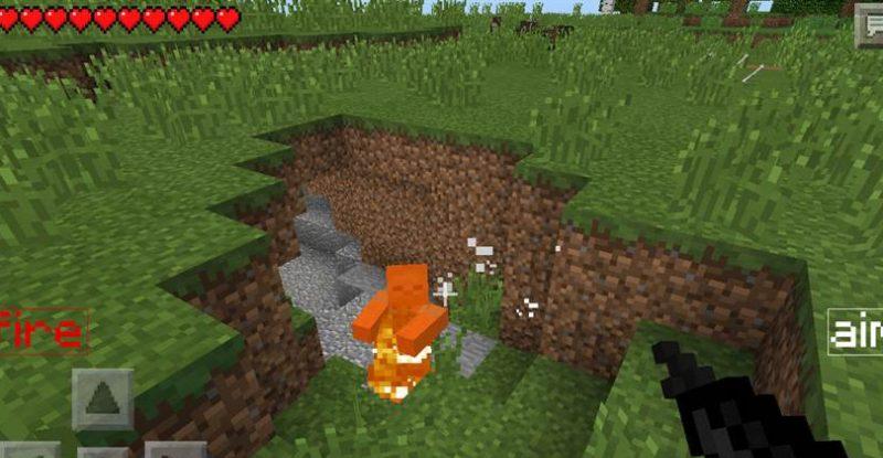 Gun Mod for Minecraft PE