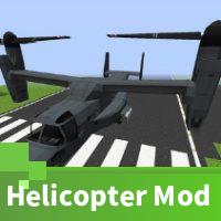Minecraft PE Helicopter Mod