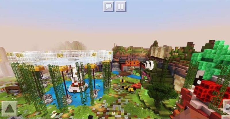 Minecraft PE Abandoned Amusement Park Map