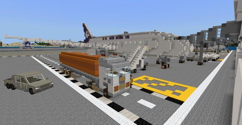 Minecraft PE Airport Map
