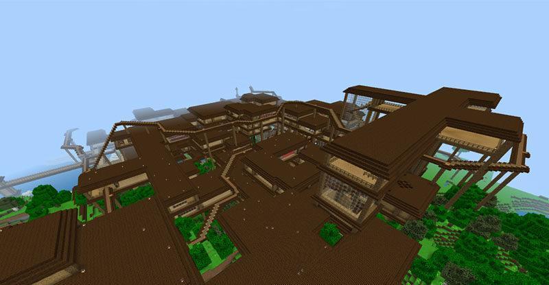 Minecraft PE Big House Map