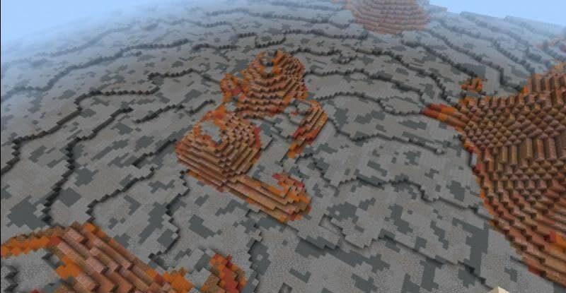 Minecraft PE Biomes Map