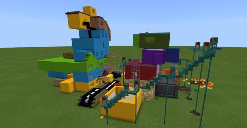 Minecraft PE Hello Neighbor Map