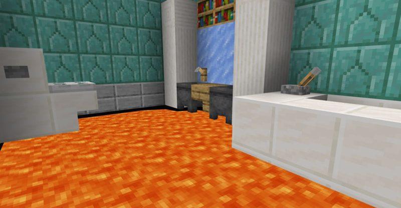 Minecraft PE The Floor is Lava Map