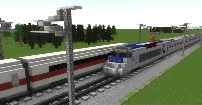 Minecraft PE Train Mod