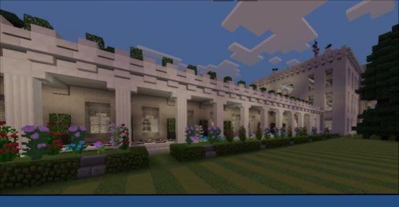 Minecraft PE White House Map