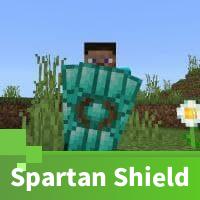 Spartan Shield Mod for Minecraft PE