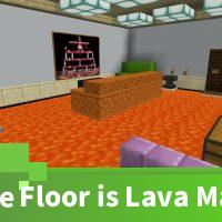 Minecraft PE The Floor is Lava Map