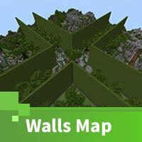 Minecraft PE Walls Map