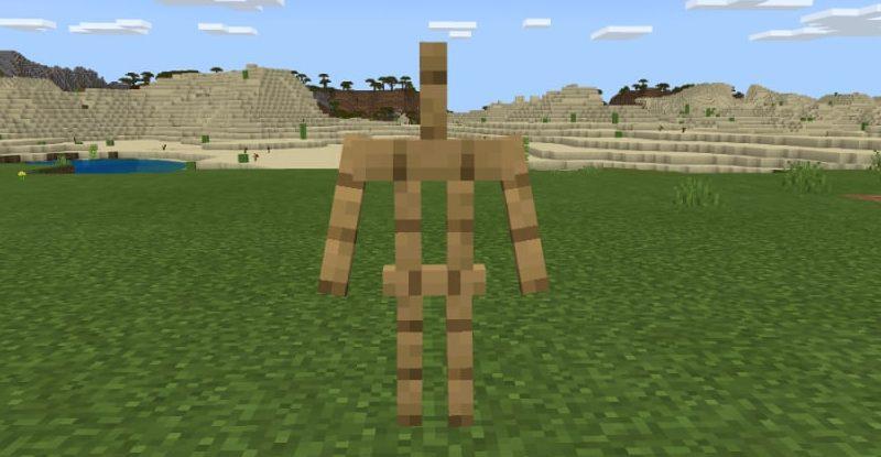 Minecraft PE Invisible Armor Texture Pack