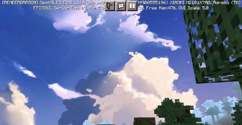 Minecraft PE Sky Texture Packs