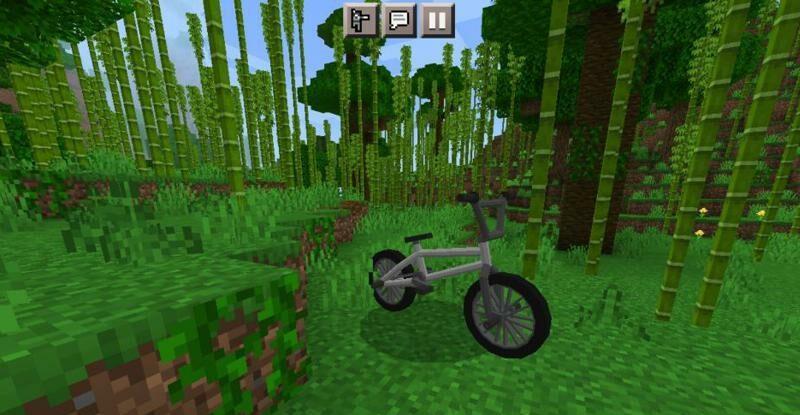 Minecraft PE Bicycle Mod
