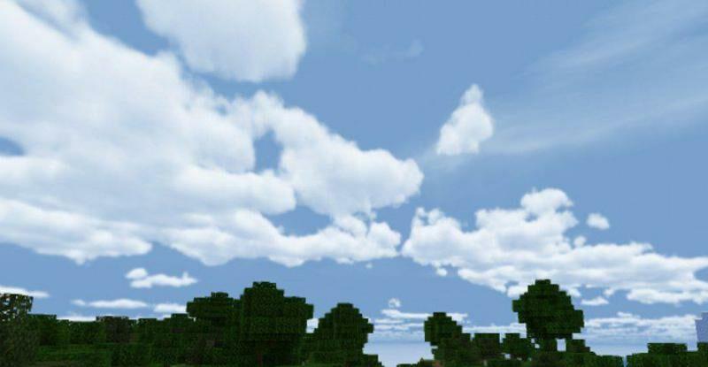 Minecraft PE Clouds Mod