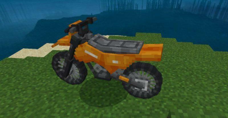 Minecraft PE Motorcycle Mod