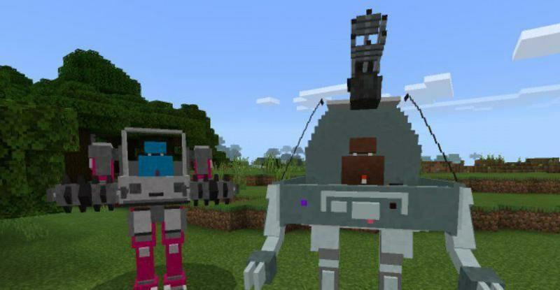 Minecraft PE Robot Mod