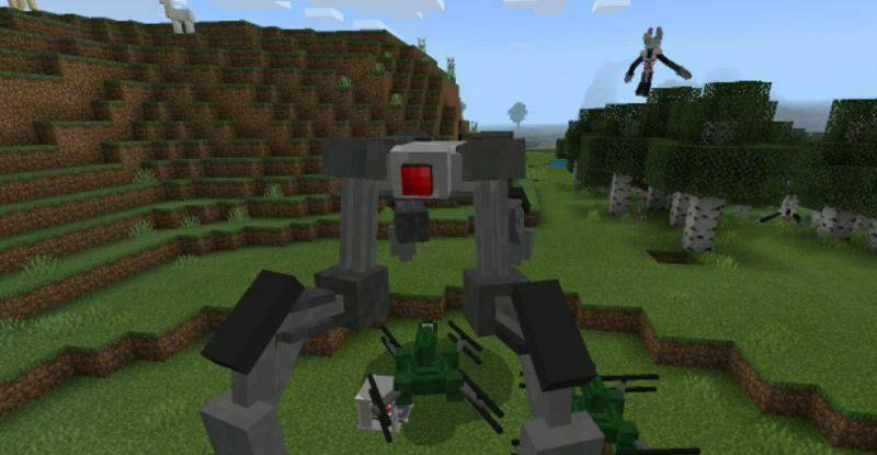 Minecraft PE Robot Mod