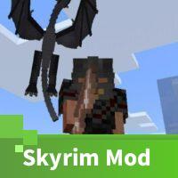 Minecraft PE Skyrim Mod