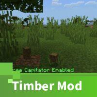 Minecraft PE Timber Mod