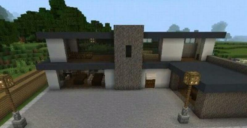 Minecraft PE Modern House Map