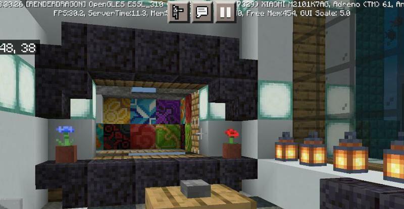 Minecraft PE Redstone House Map