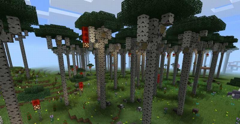 Minecraft PE Twilight Forest Map