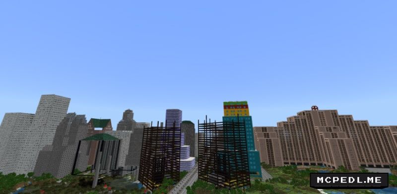 Minecraft PE The City of Swagtropolis Map