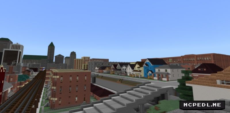 Minecraft PE The City of Swagtropolis Map