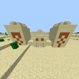 Desert Temple And Sand Village Ahead Of Spawn (Seed)