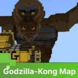 Minecraft PE Godzilla and Kong Map